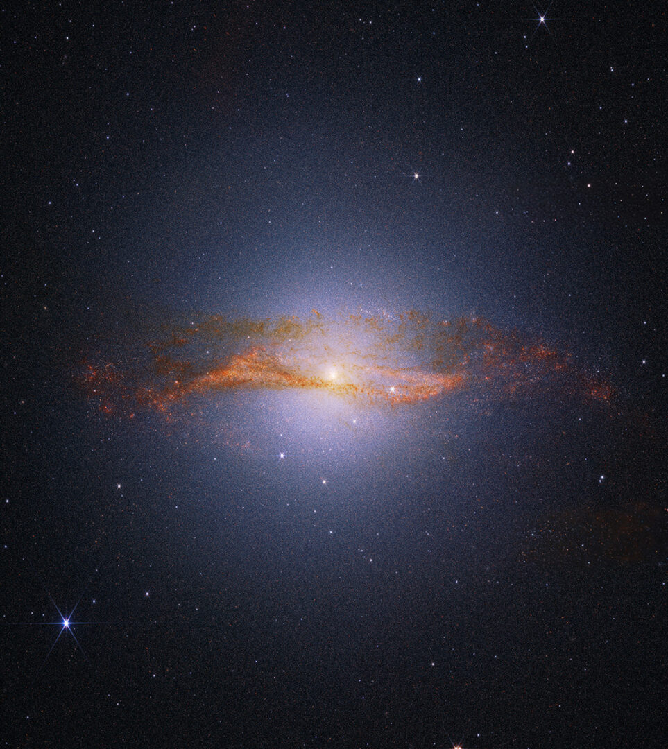 This view of Centaurus A from the NASA/ESA/CSA James Webb Space Telescope is from the Near-Infrared Camera (NIRCam). Credit: NASA, ESA, CSA, STScI. Image Processing: A. Pagan (STScI), J. Depasquale (STScI), M. Garcia Marin (ESA Office at STScI)