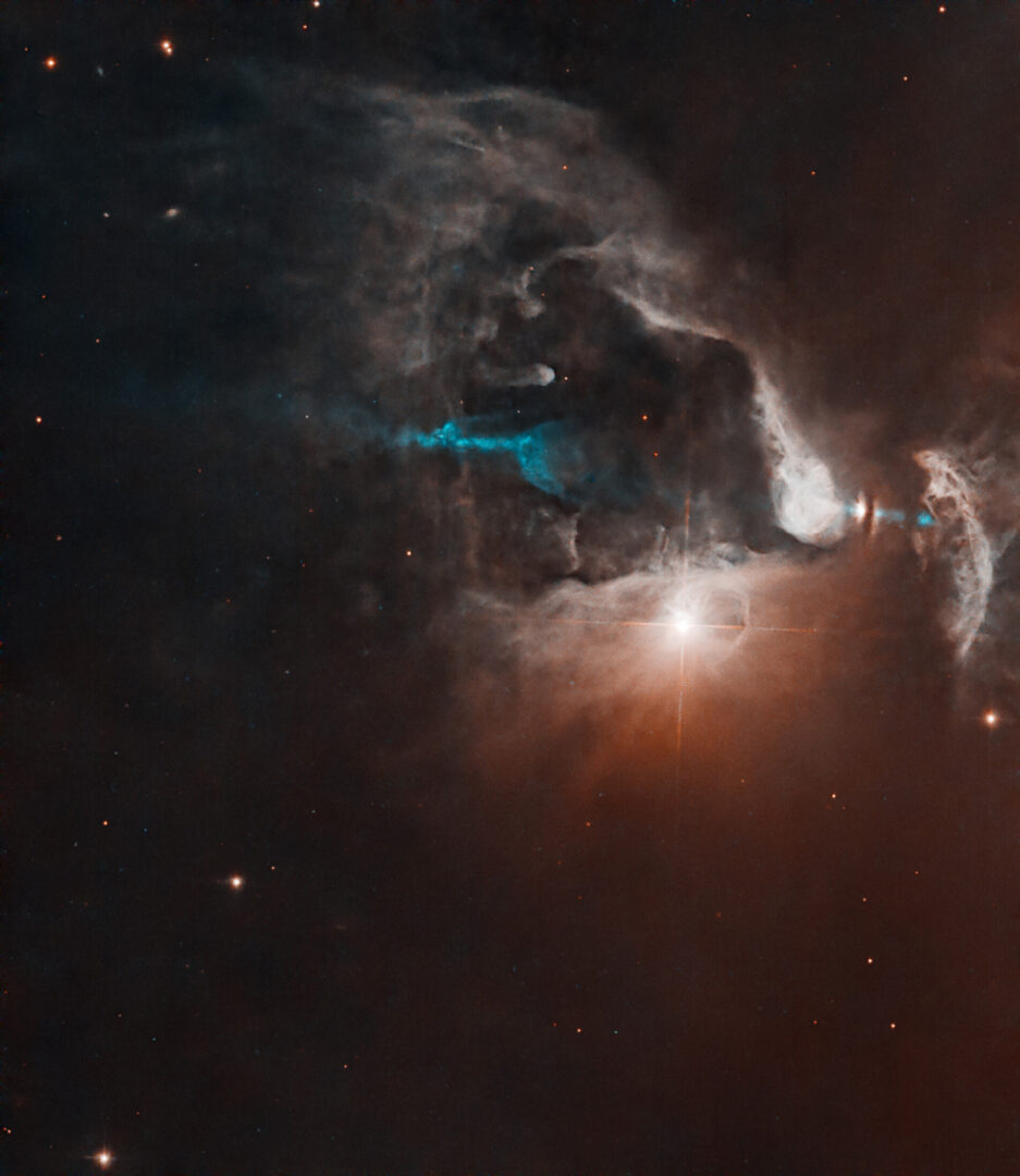 The Hubble Space Telescope captured this visible light image of the FS Tau system in 2024. Credit: NASA, ESA, K. Stapelfeldt (NASA JPL), G. Kober (NASA/Catholic University of America)
