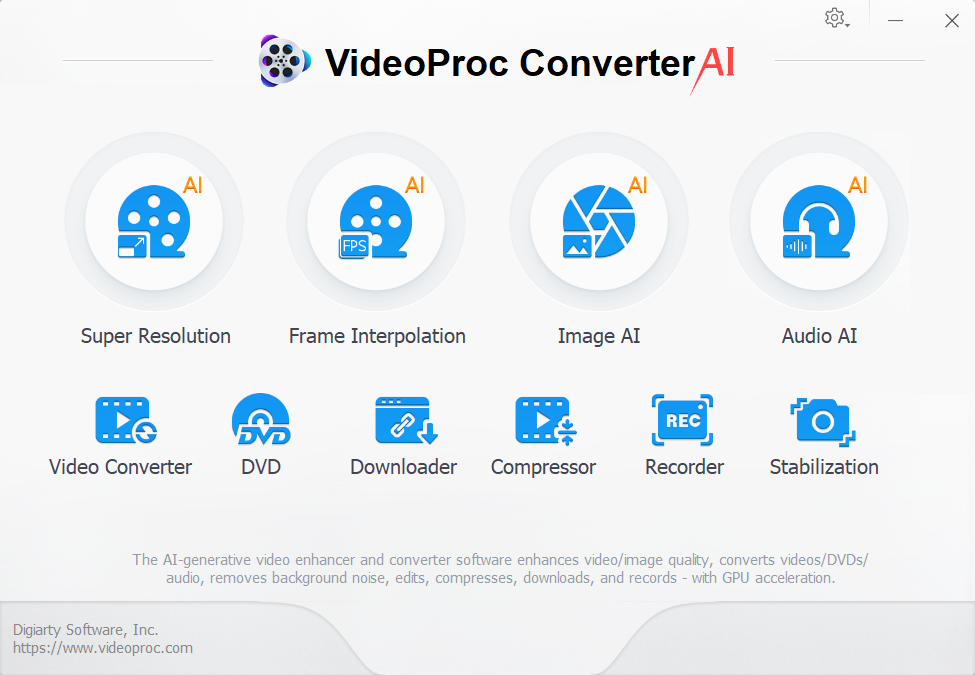 VideoProc Converter AI