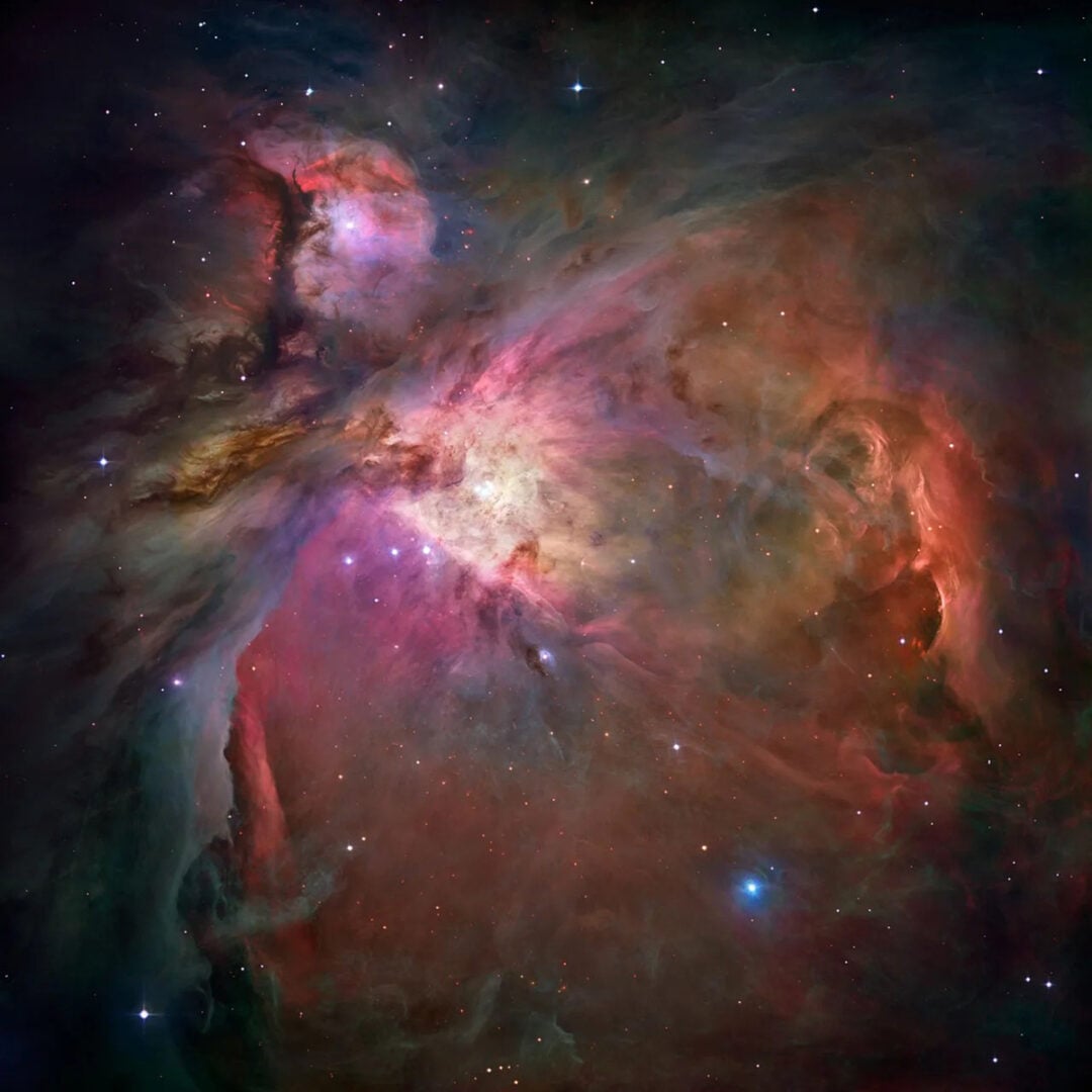 Hubble Space Telescope's visible light image of the Orion Nebula. Credit: NASA, ESA, M. Robberto (Space Telescope Science Institute/ESA) and the Hubble Space Telescope Orion Treasury Project Team