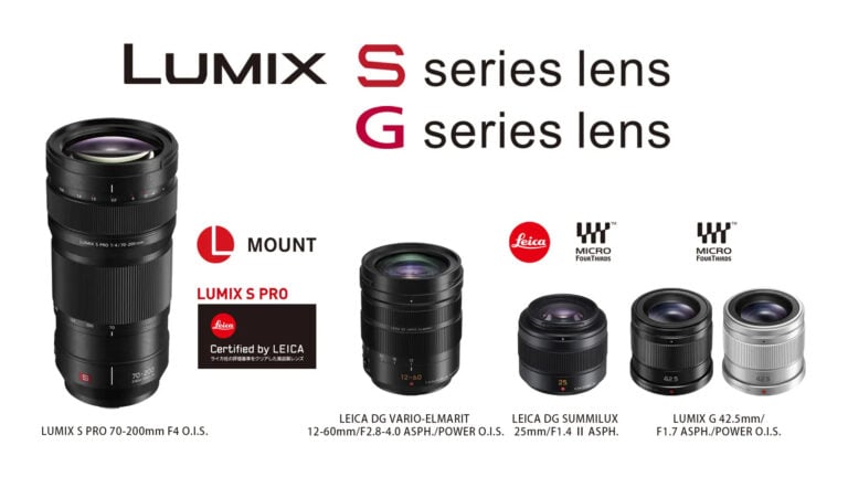 Panasonic four new lenses