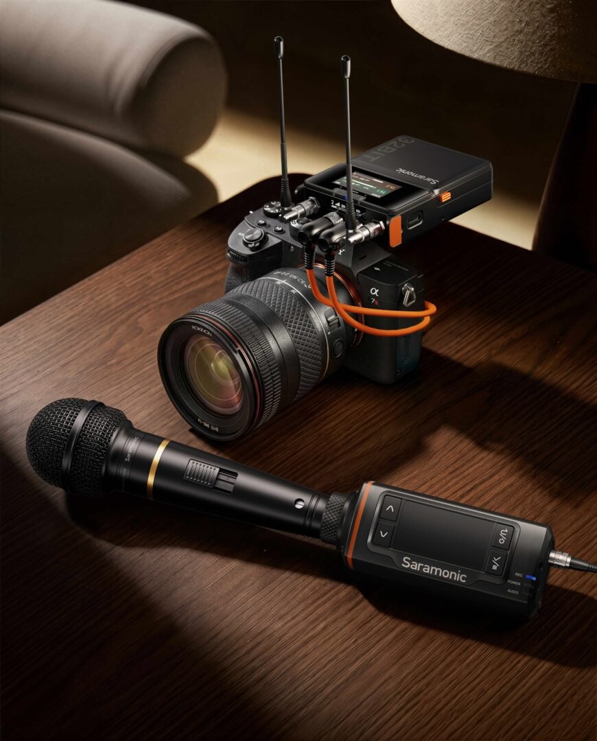 Saramonic wireless audio solution