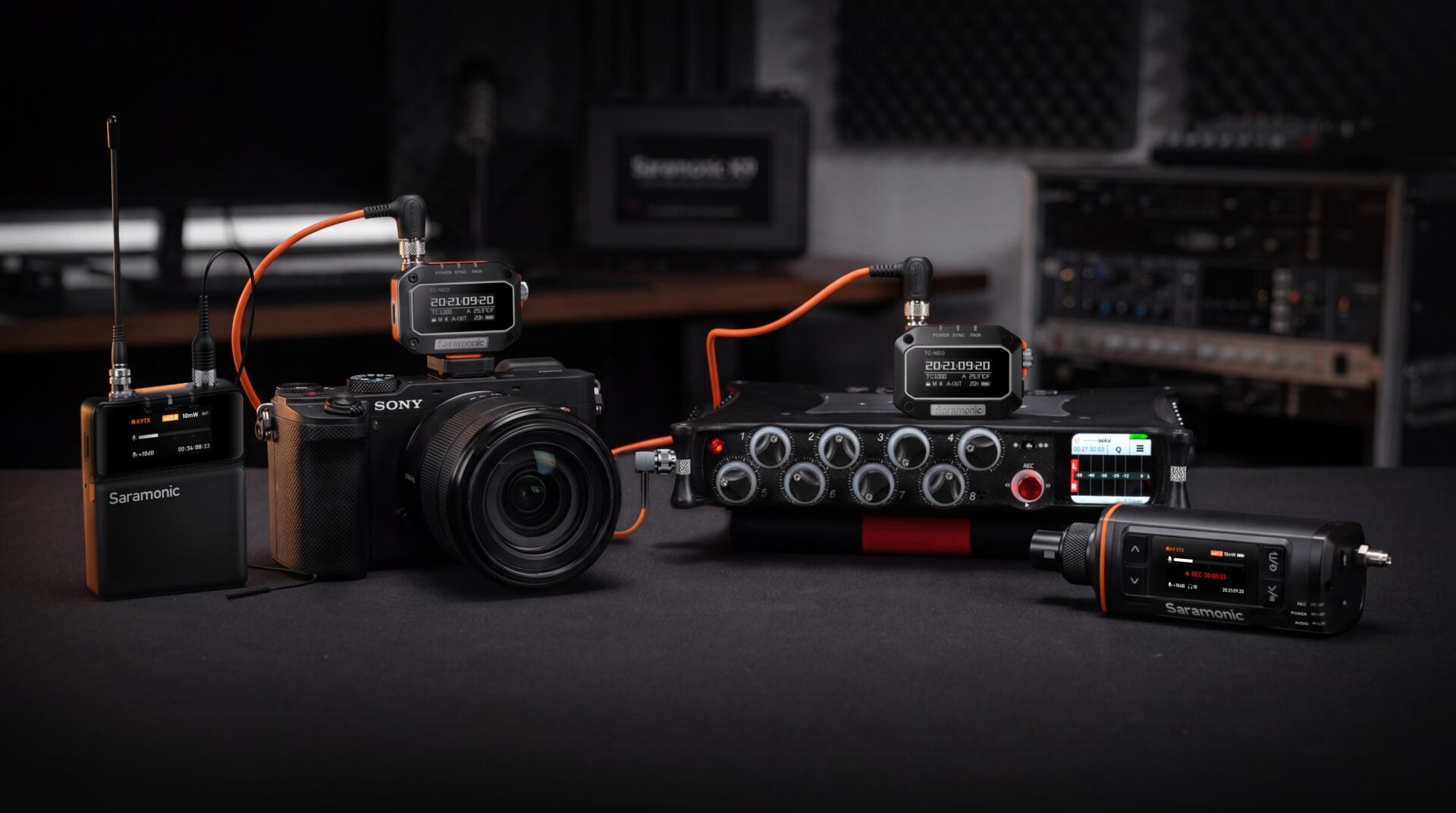 Saramonic wireless audio solution