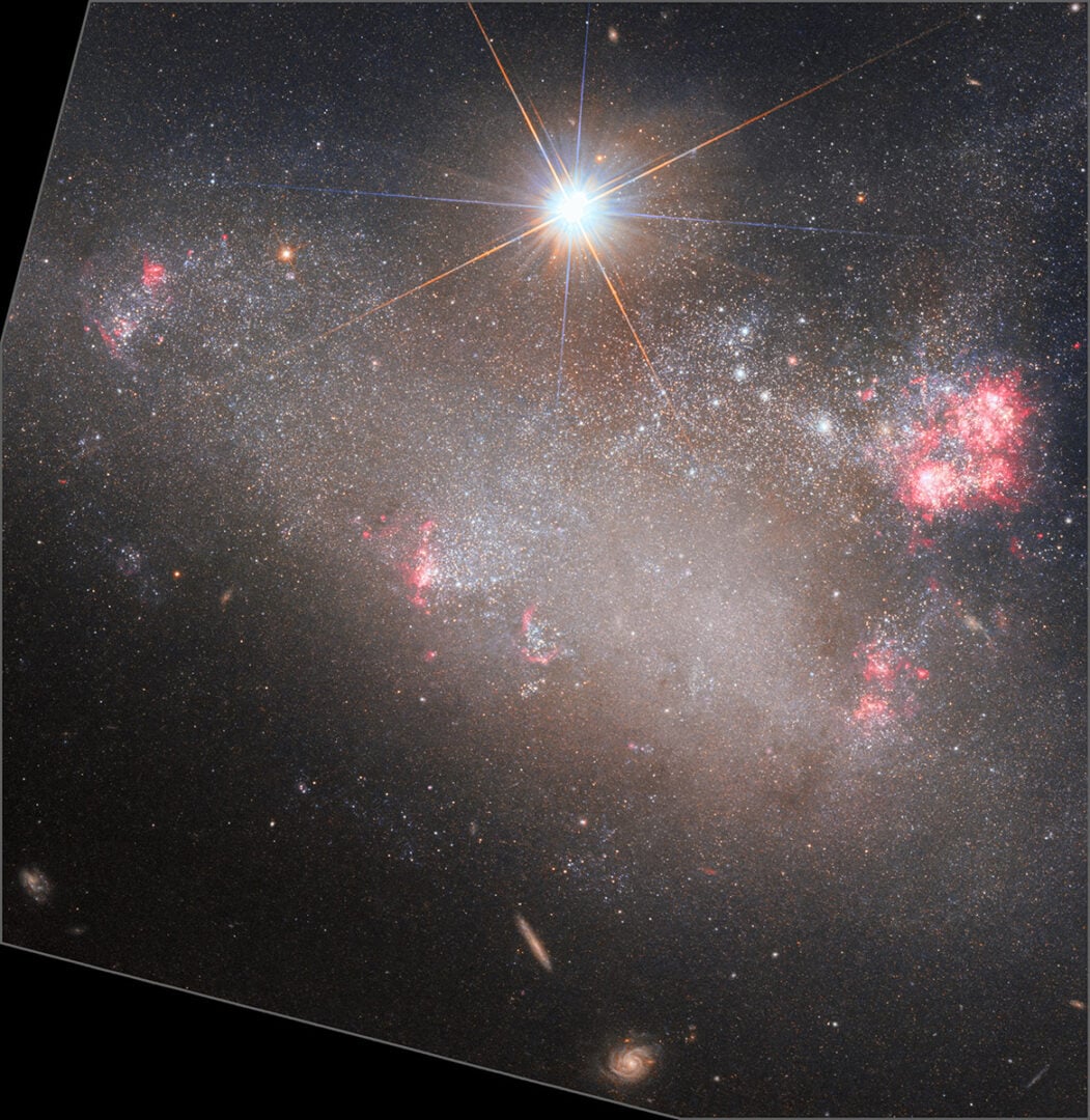 Hubble Space Telescope captured this image of ARP 263 in 2023. Credit: ESA/Hubble & NASA, J. Dalcanton, A. Filippenko