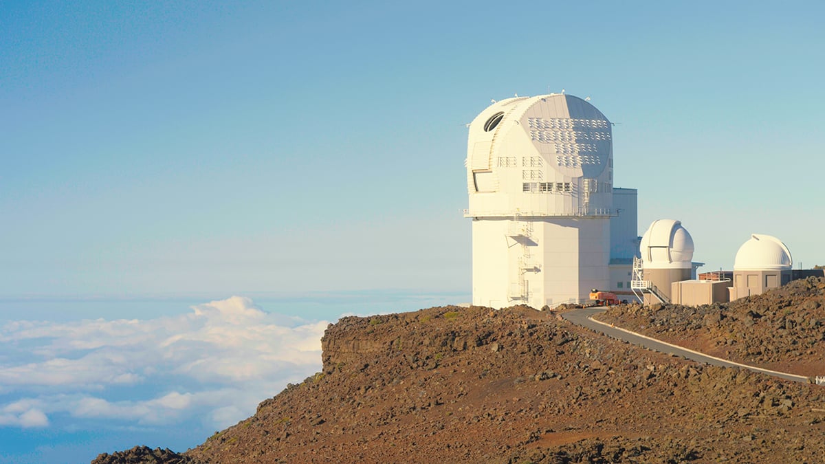 The U.S. National Science Foundation Daniel K. Inouye Solar Telescope, built and managed by the NSF National Solar Observatory, in Maui, Hawaiʻi. Credit: NSF/NSO/AURA