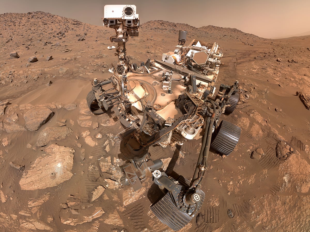 Perseverance rover with Mastcam-Z. Credit: NASA/JPL-Caltech/MSSS