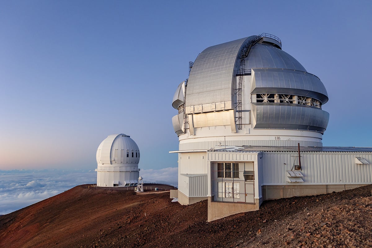 The Gemini North observatory at daytime. Credit: International Gemini Observatory/NOIRLab/NSF/AURA/ T. Slovinský