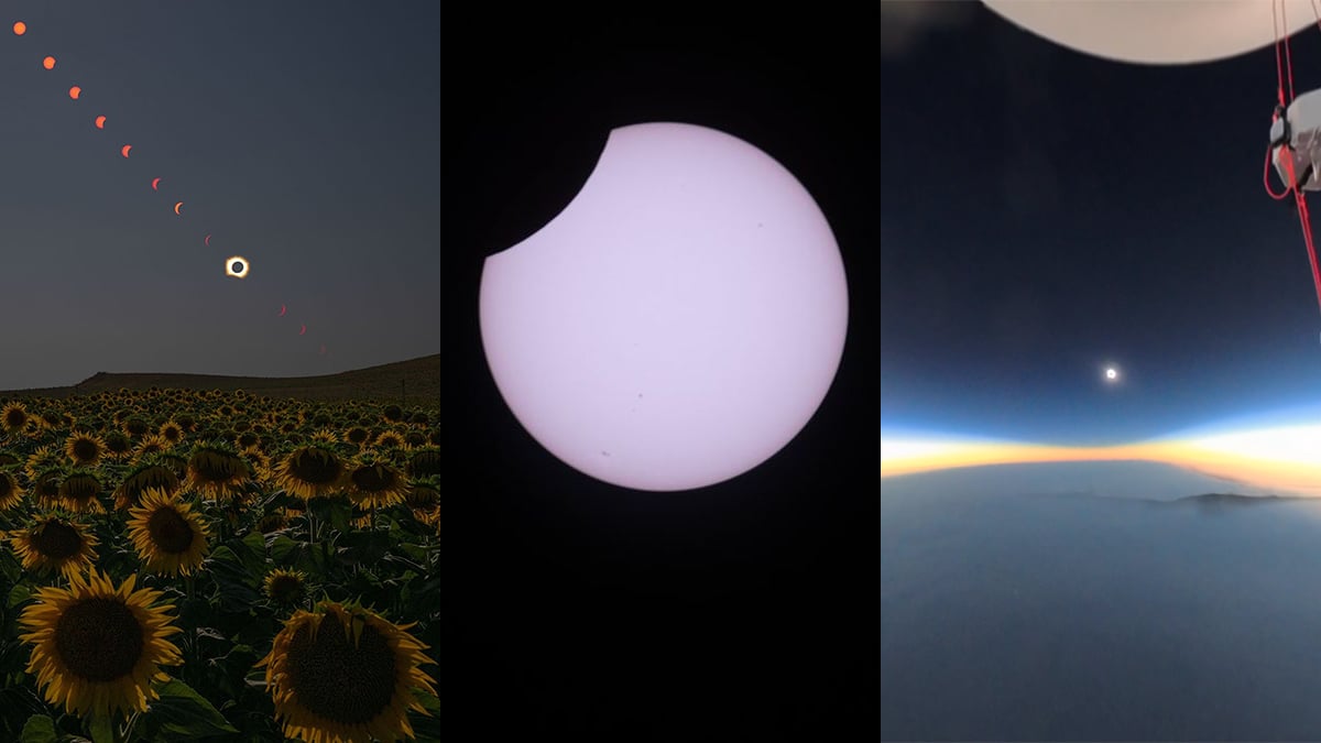 NASA Captures Stunning Images of August Solar Eclipse from Space, Air, and Ground