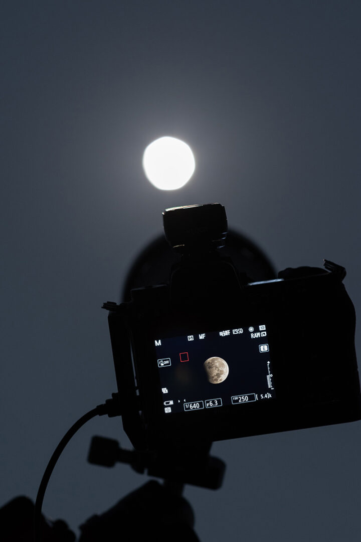 Behind the scenes of capturing a lunar eclipse