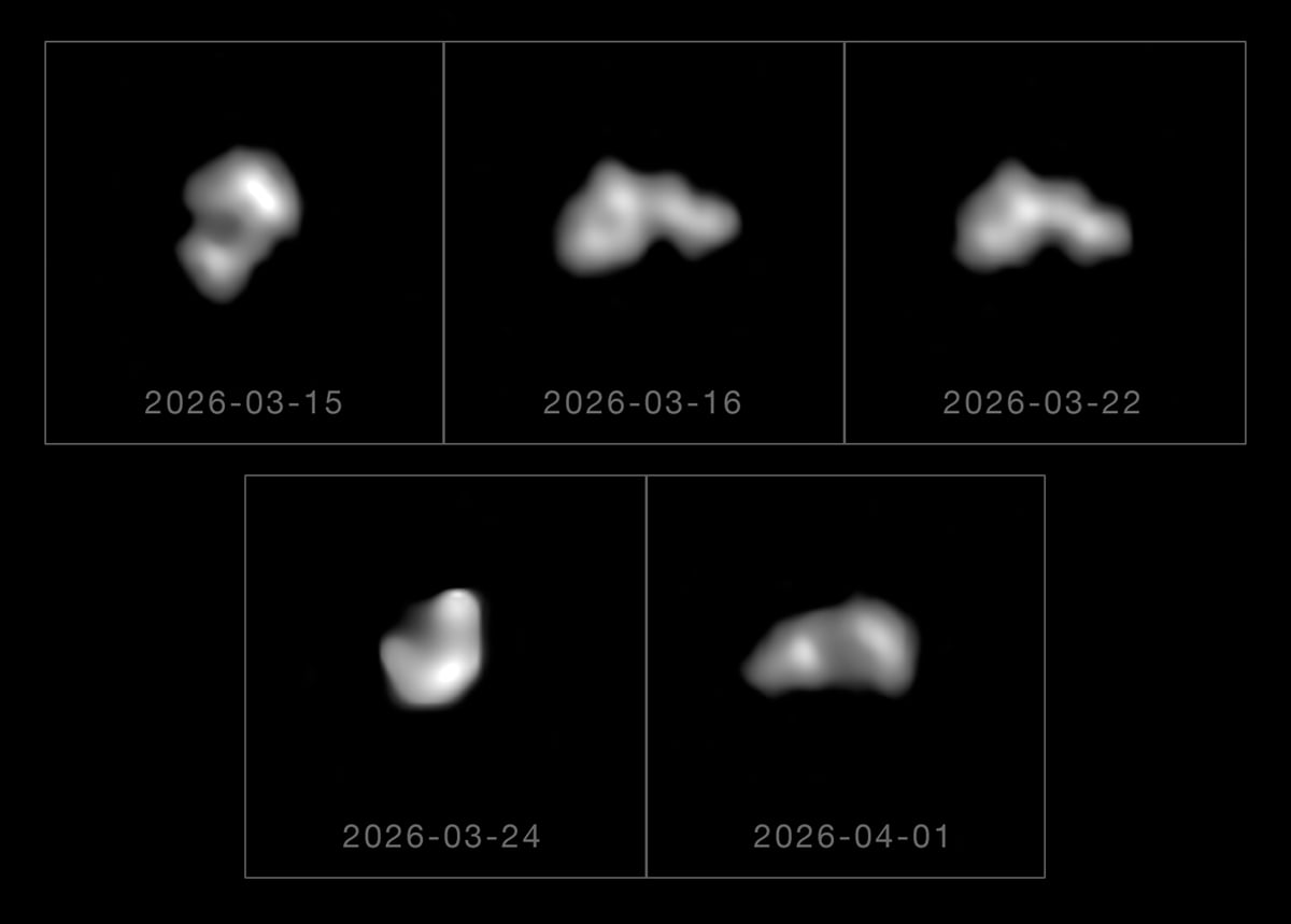 Very Large Telescope's image of the asteroid 44 Nysa. Credit: ESO/K. Minker et al.