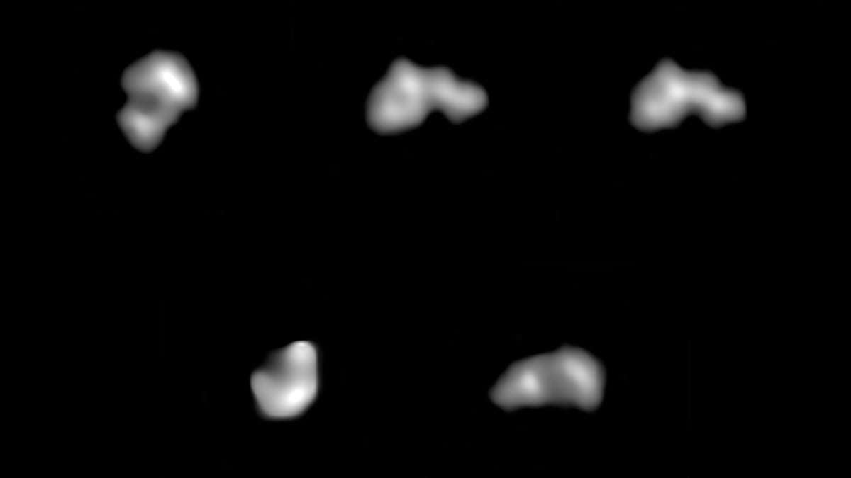 Very Large Telescope photographs a strange three-lobed asteroid 44 Nysa cover