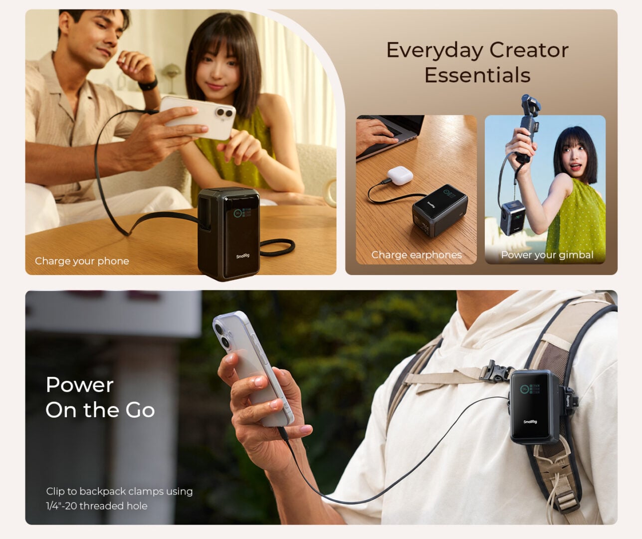 V mount power bank
