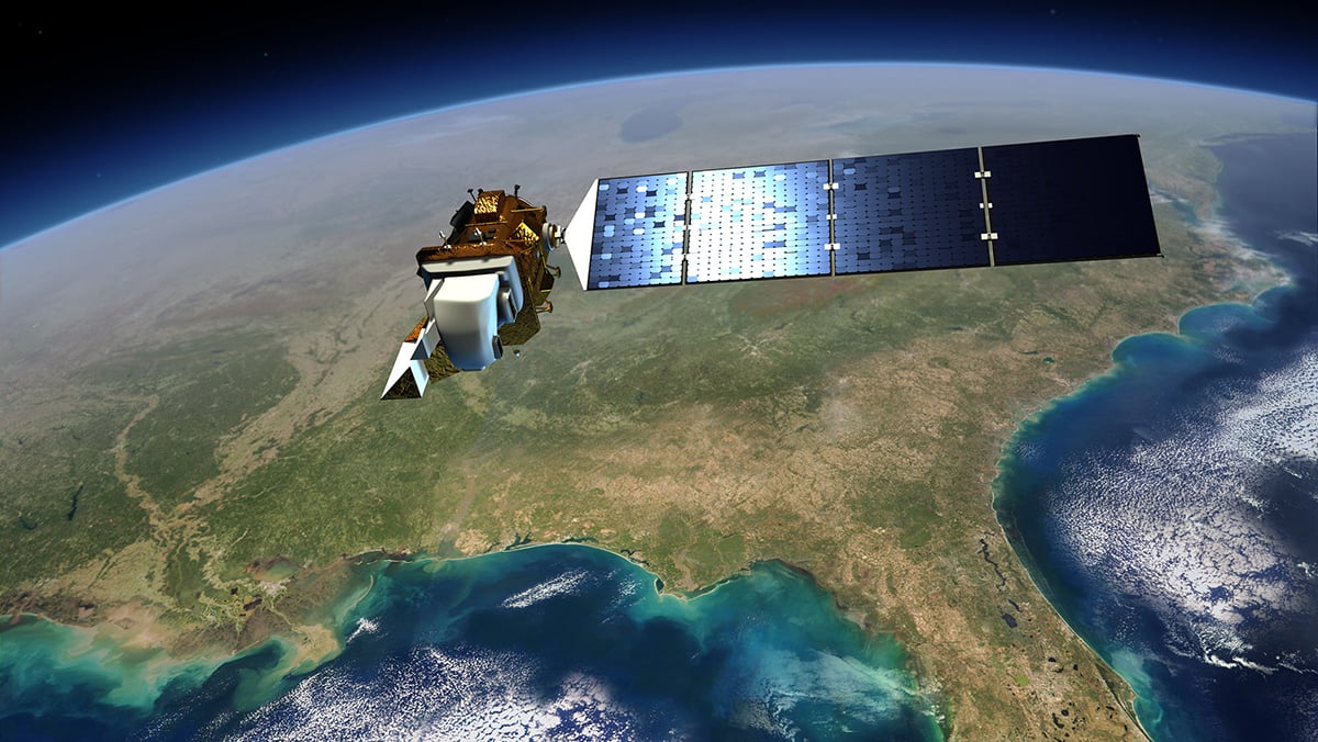 Artist's impression of NASA's Landsat-8 satellite. Credit: NASA
