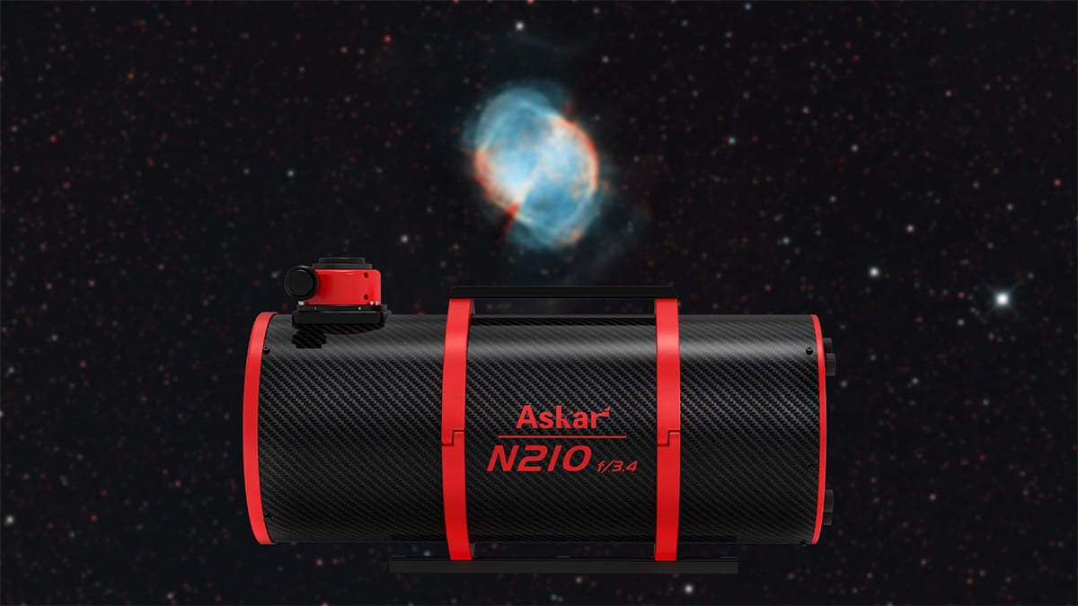 Askar launches its new Newtonian telescope N210 cover