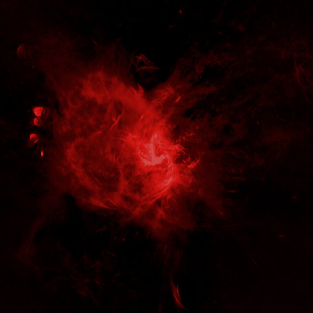 Radio image from the Very Large Array. Credit: NSF/NRAO/VLA