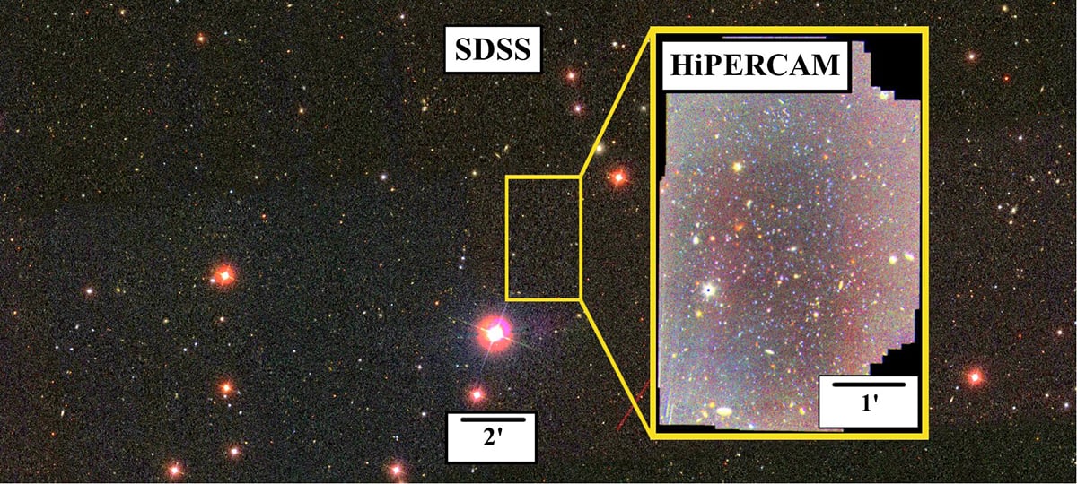 HiPERCAM's image of Cloud-9. Credit: Trujillo et al.