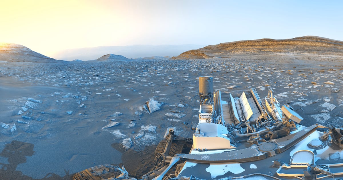 Curiosity's anniversary panorama from Mars. Credit: NASA/JPL-Caltech