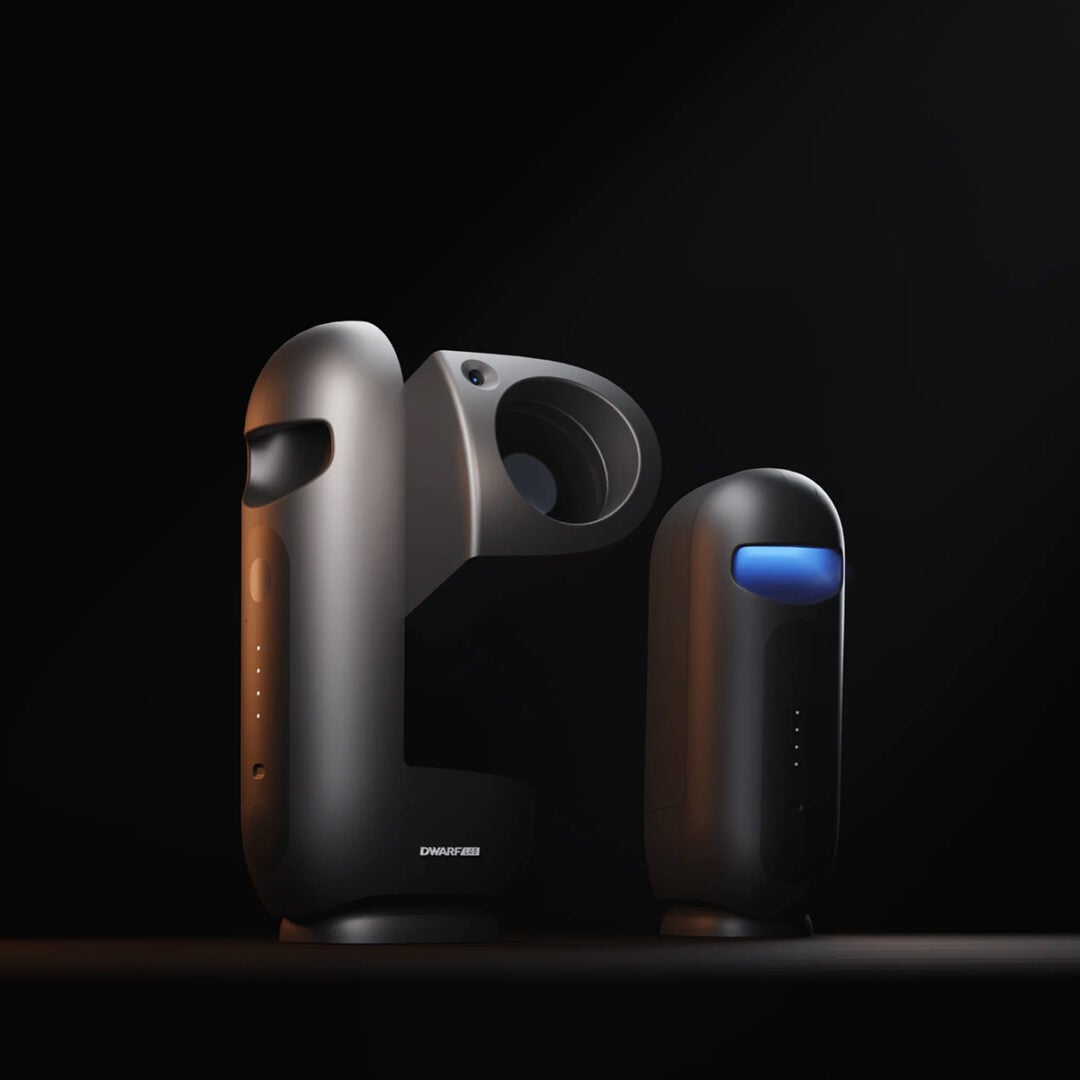 The smart telescope has a dual-camera setup