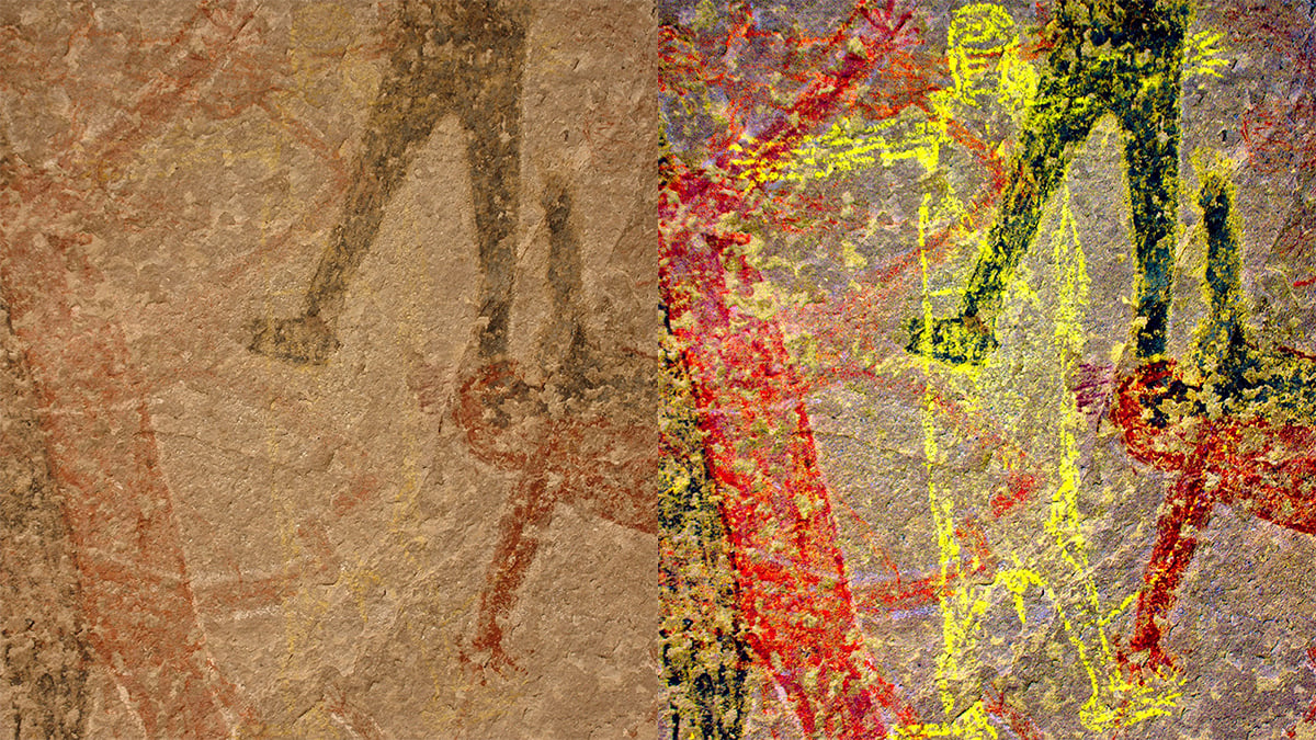 NASA's photo manipulation technique is revealing ancient rock arts cover