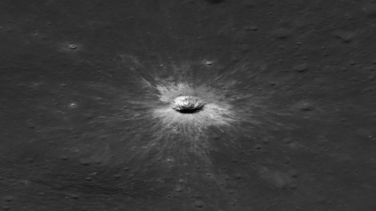 NASA's Lunar Orbiter captures a once-in-a-century lunar crater cover