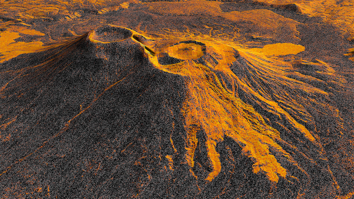 NISAR satellite captured a volcano erupting cover