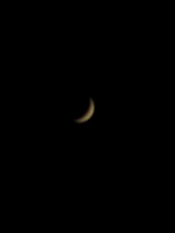 The stacked and post-processed image of Venus