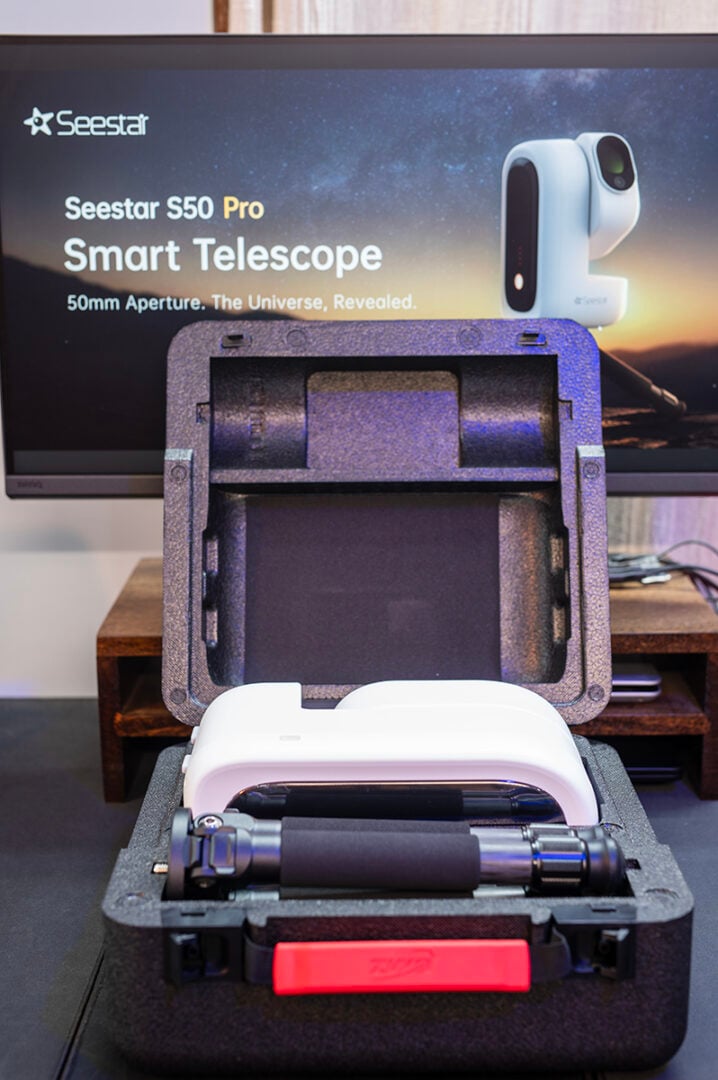 All the contents fit inside the hard case