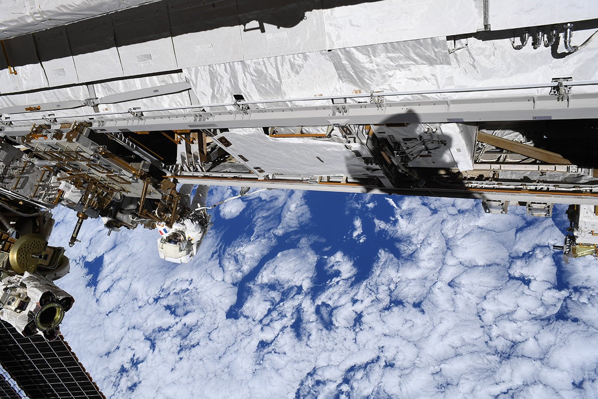 Astronaut and our Earth. Credit: ESA/NASA