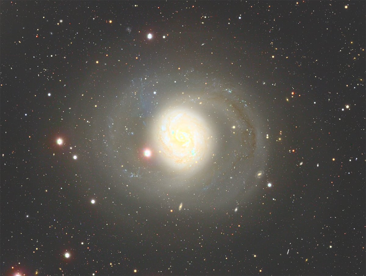 Subaru Telescope's image of the M77 galaxy. Credit: NAOJ/SDSS/David Hogg/Michael Blanton. Image Processing: Ichi Tanaka