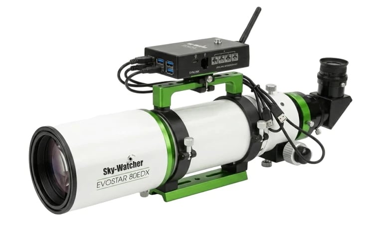 The SynLink attached to a telescope