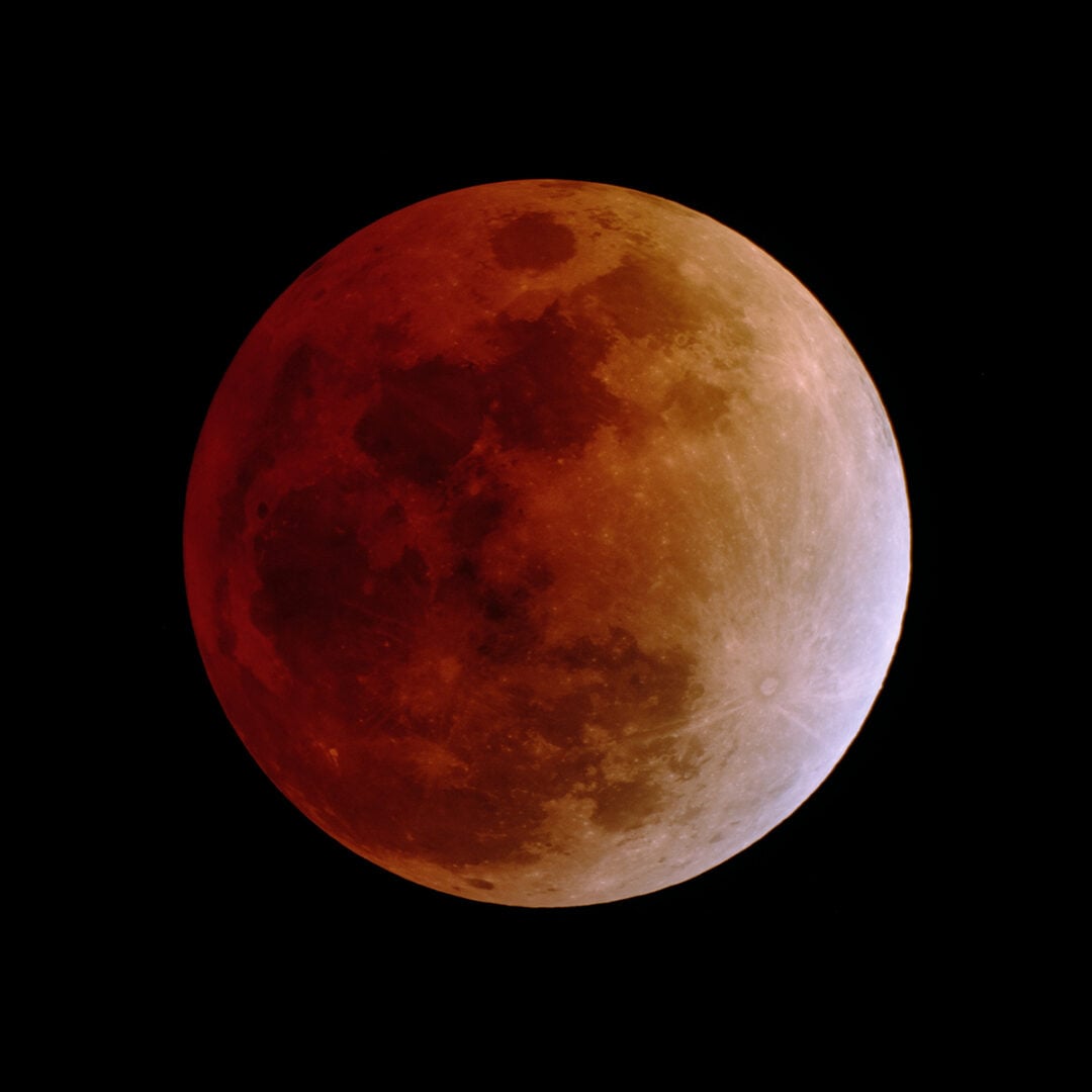 The eclipsed moon. Credit: KPNO/NOIRLab/NSF/AURA/P. Horálek (Institute of Physics in Opava)