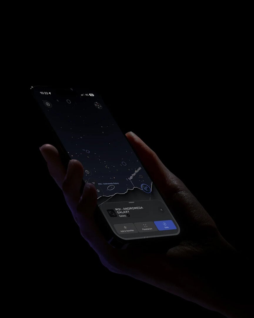 The Unistellar app is available for both Android and iOS users