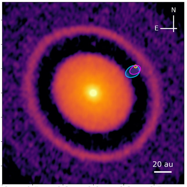 ALMA's image of Elias 2-24 b. Credit: ALMA