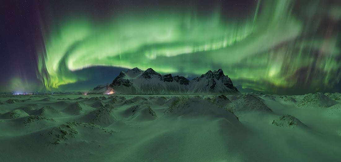 Tomás Sánchez Ruiz aurora borealis