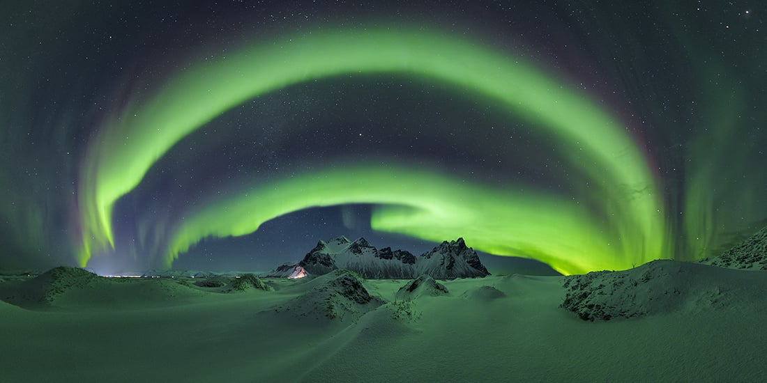 Tomás Sánchez Ruiz aurora borealis