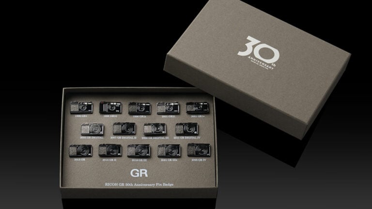 Ricoh GR anniversary pins