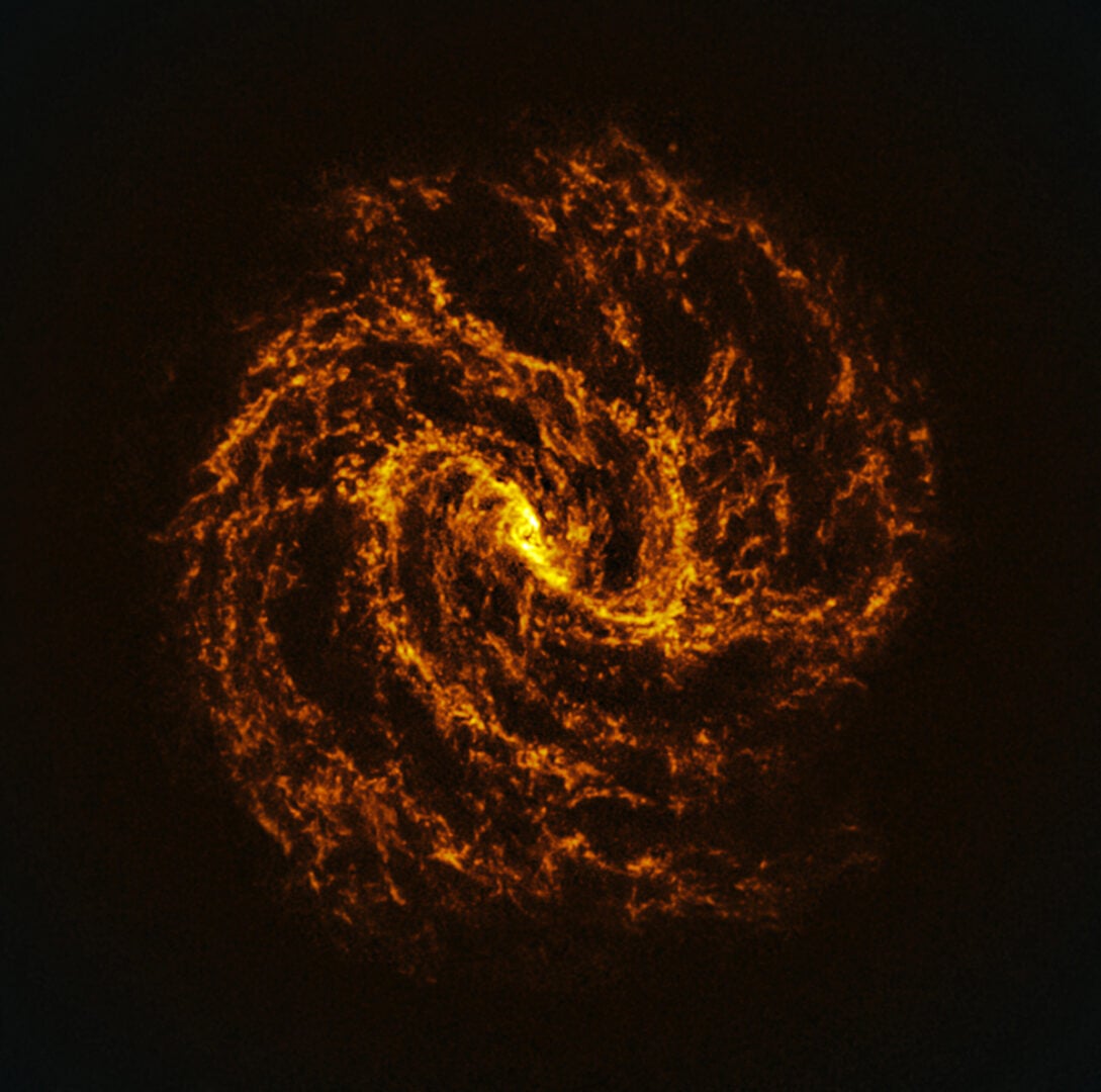 ALMA's view of the Southern Pinwheel Galaxy (M83). Credit: ALMA(ESO/NAOJ/NRAO)/J. Koda et al.