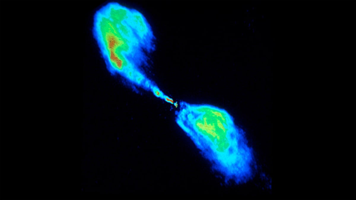 VLA's radio image of Centaurus A.