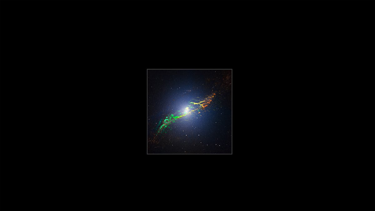 ALMA, SOFI, and NTT's composite view of Centaurus A