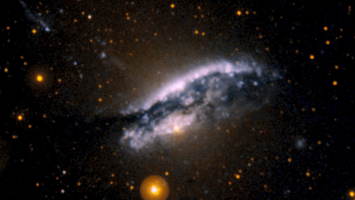 GALEX's ultraviolet view of Centaurus A galaxy