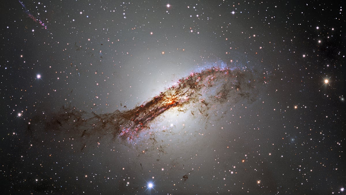 Dar Energy Camera's visible light image of the Centaurus A galaxy