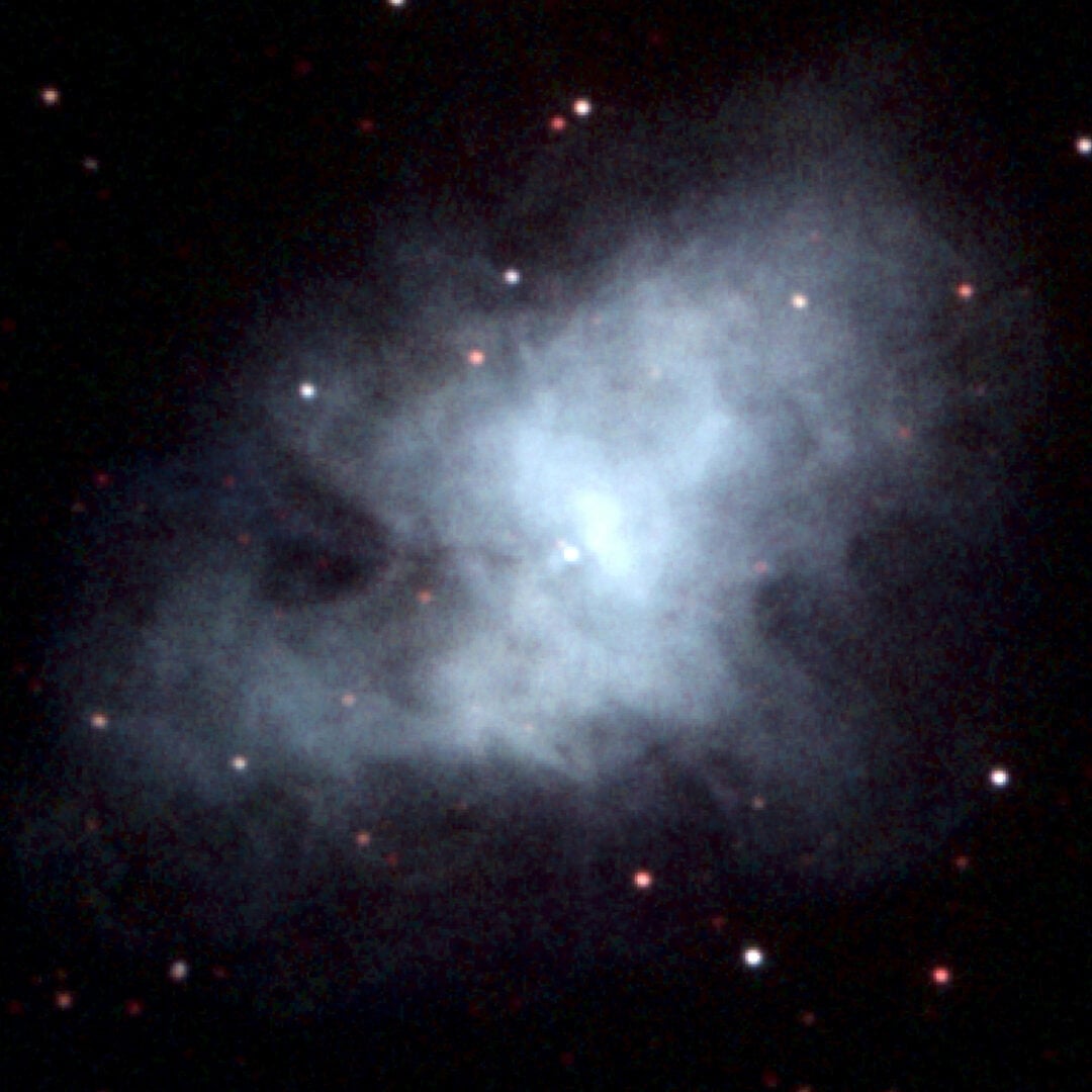 This composite of three Swift UVOT ultraviolet images highlights the luminous hot gas in the supernova remnant. Credit: NASA/Swift/E. Hoversten, PSU