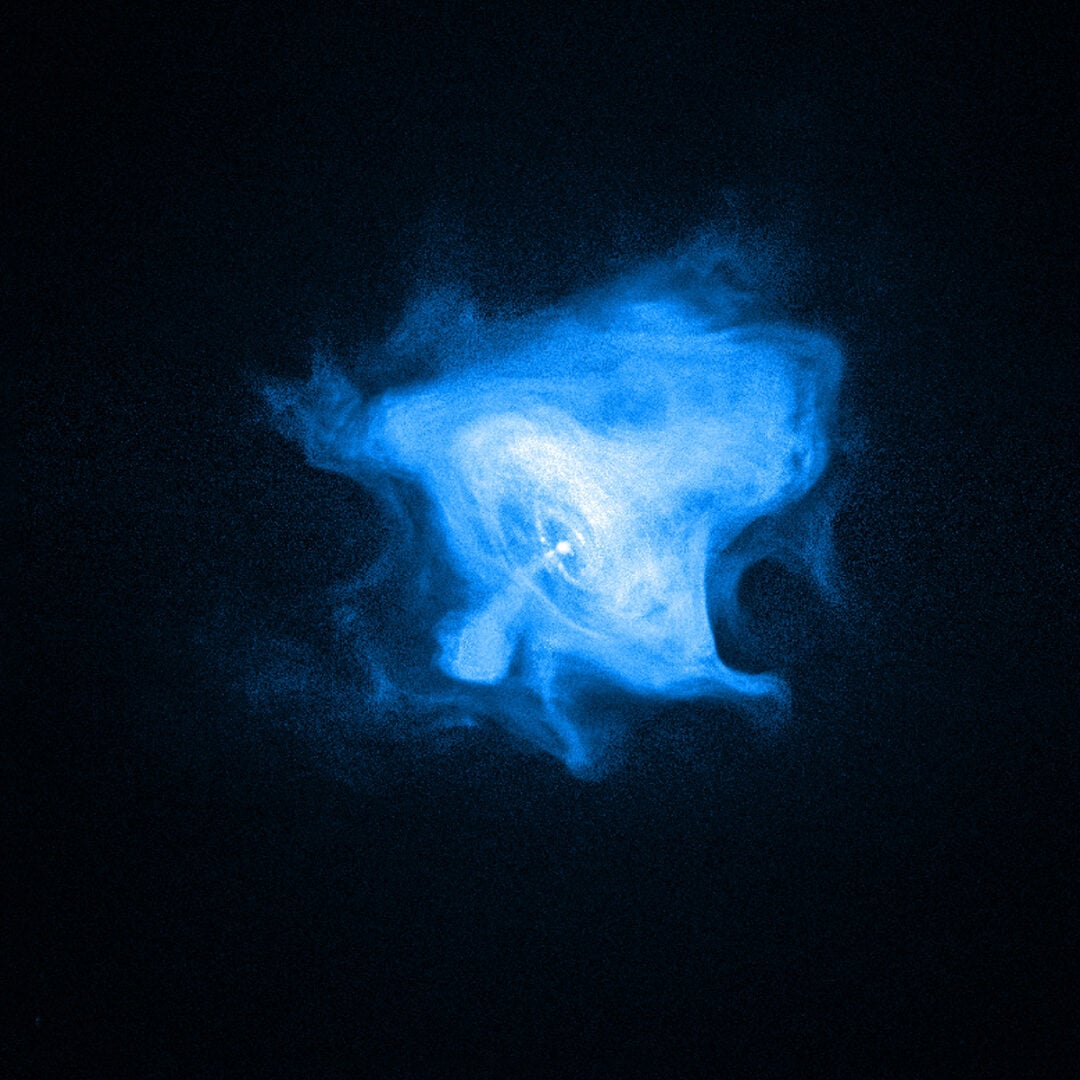 Chandra's view of the Crab Nebula. Credit: NASA/CXC/SAO/F. Seward et al