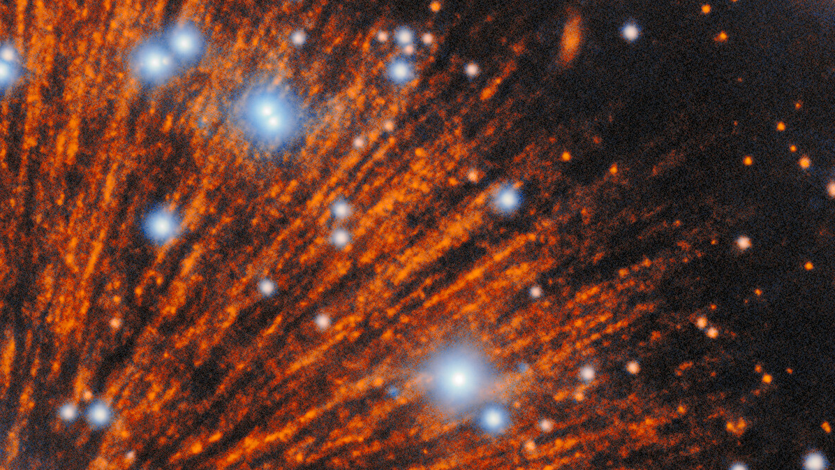 A close-up view of the knots in Pa 30. Credit: International Gemini Observatory/NOIRLab/NSF/AURA