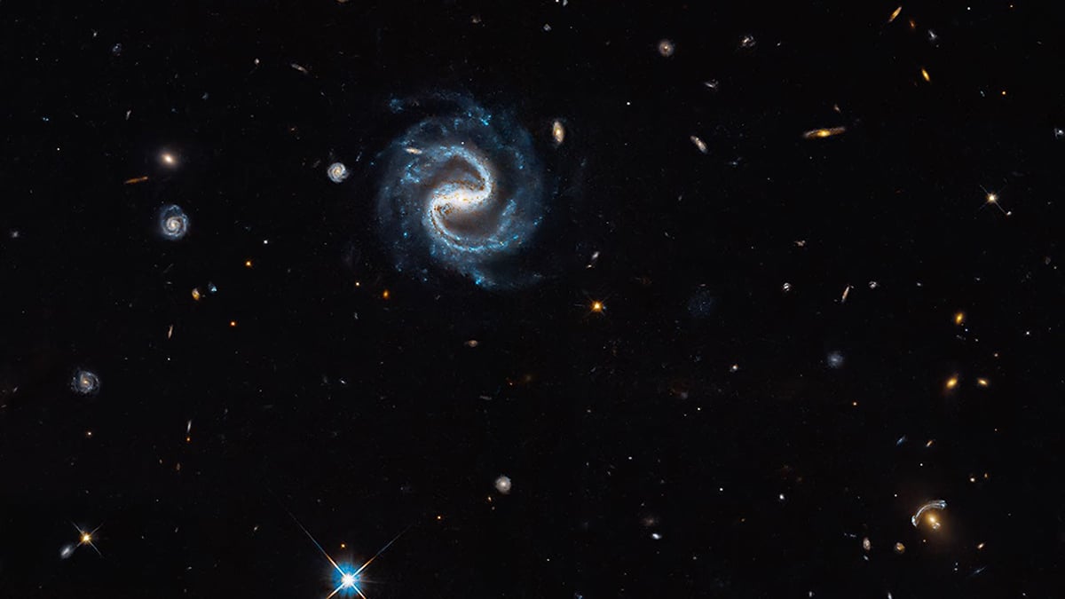This Hubble image will help the Roman telescope to search for dark matter cover