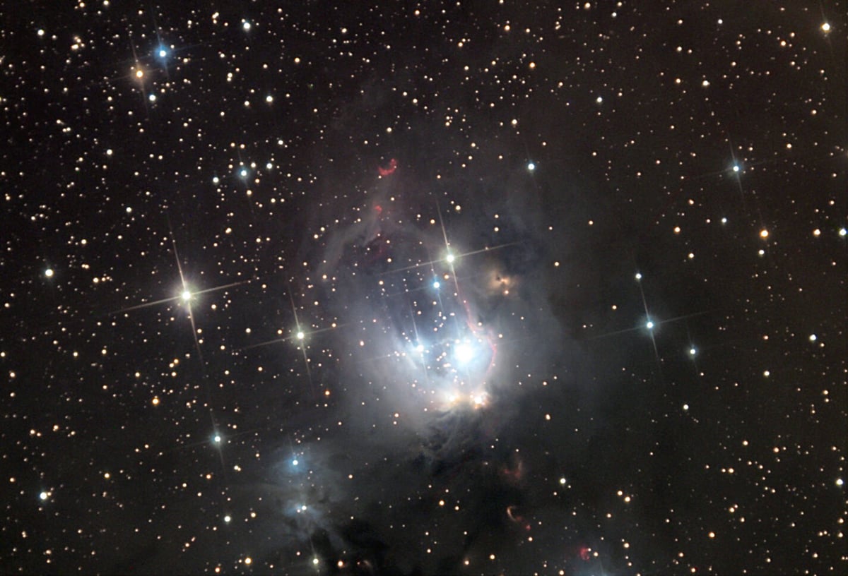 NGC 7129 captured with a ground-based optical telescope. Credit: KPNO/NOIRLab/NSF/AURA/George Seitz/Adam Block