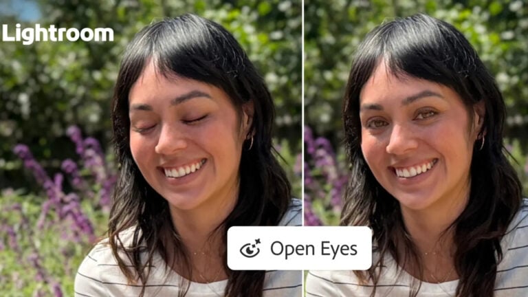 Lightroom AI photo editing