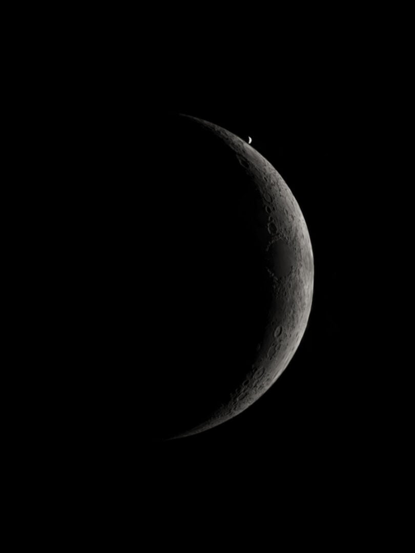 Reappearance of Venus after the occultation