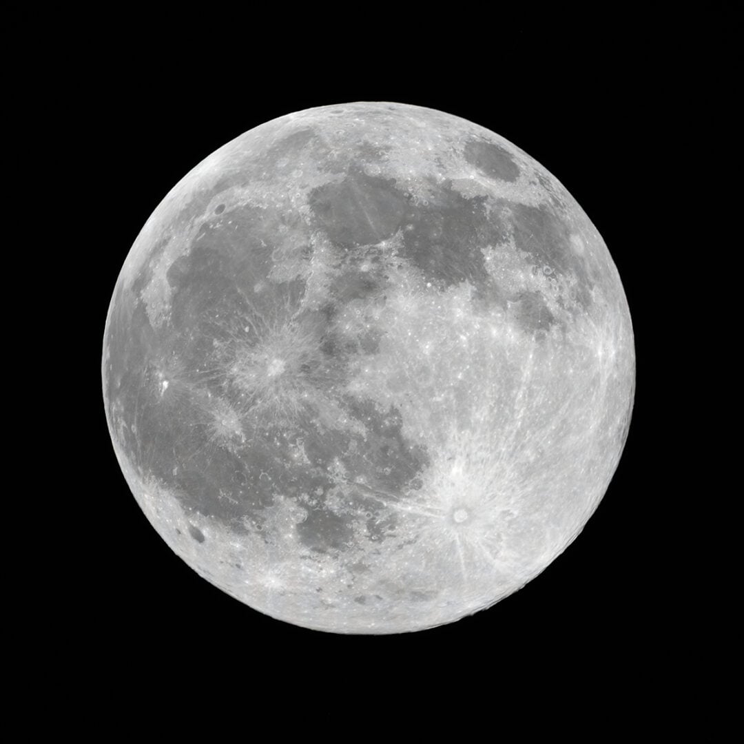The harvest full moon