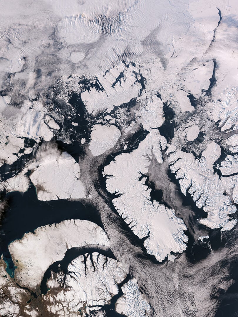 Canadian Arctic from Sentinel-3C. Credit: Copernicus Sentinel data (2026), processed by ESA